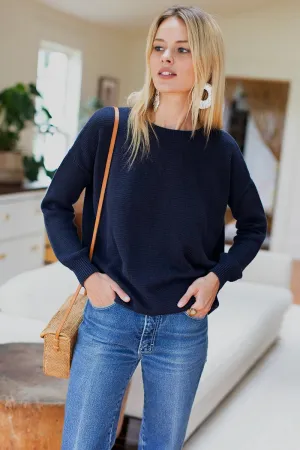 Emerson Fry Carolyn Sweater Navy
