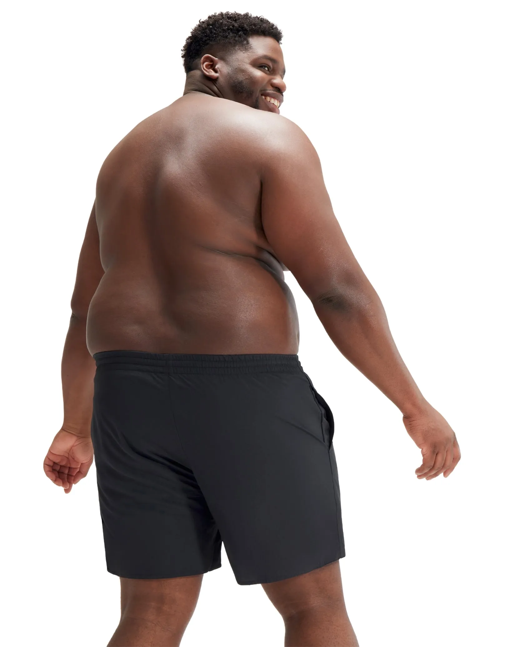 Essentials Plus 16" Watershorts - Plus Size - Black