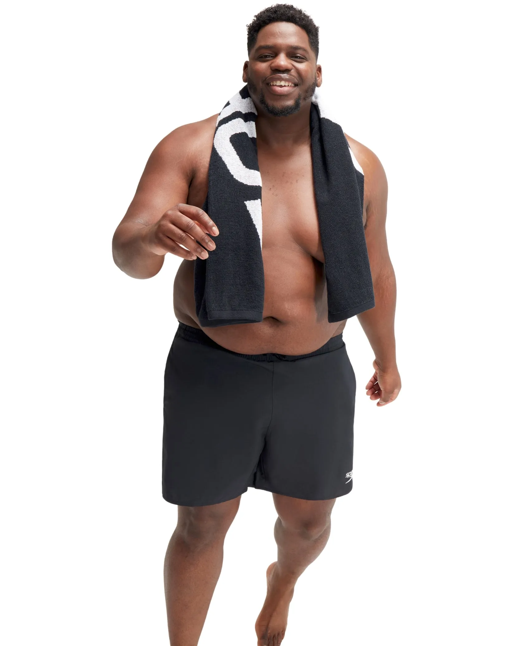Essentials Plus 16" Watershorts - Plus Size - Black