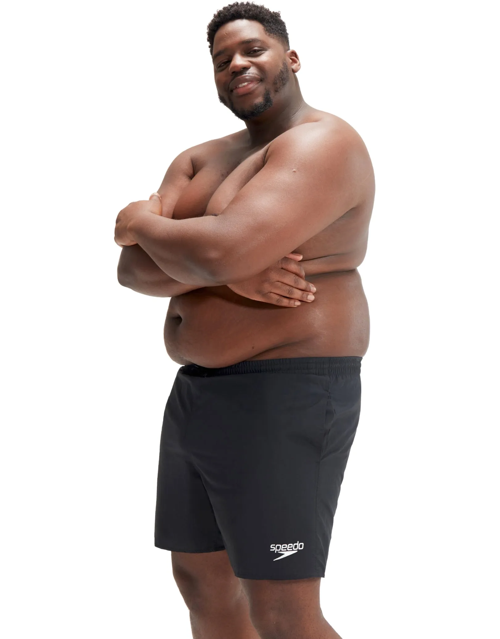Essentials Plus 16" Watershorts - Plus Size - Black