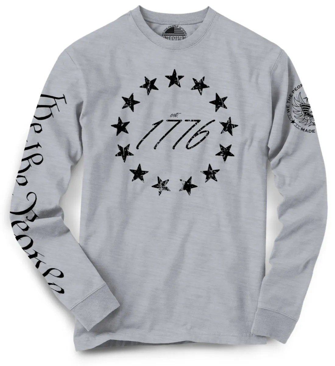 Est. 1776 Long Sleeve | Ash Gray