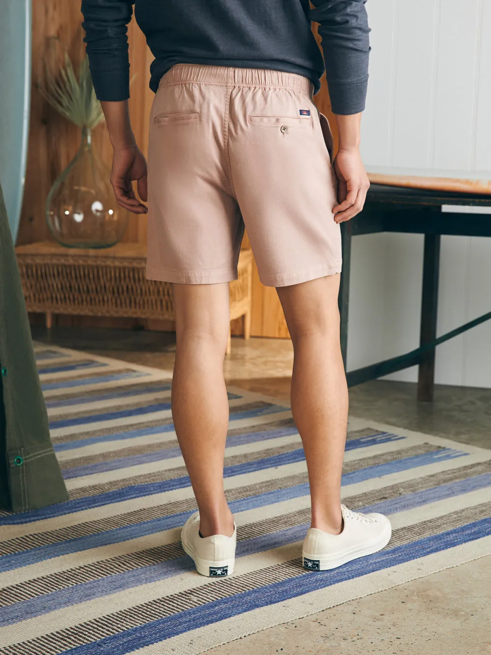 Faherty - The Essential Drawstring Short - Adobe