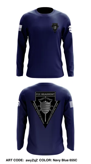 Federal Bureau of Prisons, Disturbance Control Team, DCT Core Men's LS Performance Tee - awyZqZ