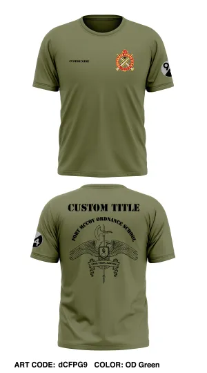 Fort McCoy Ordnance School Store 1 Core Men's SS Performance Tee - dCFPG9