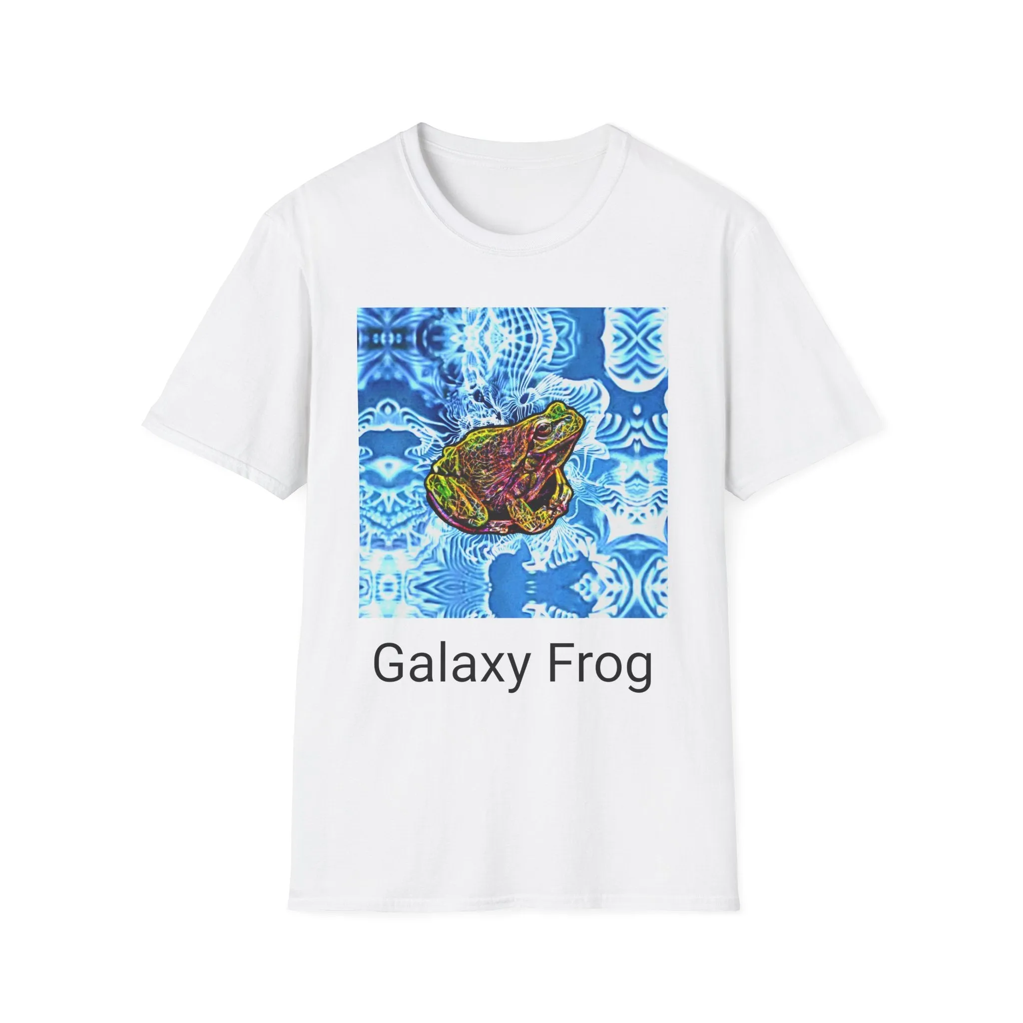 Galaxy Frog Softstyle Cymatics T-Shirt 0001