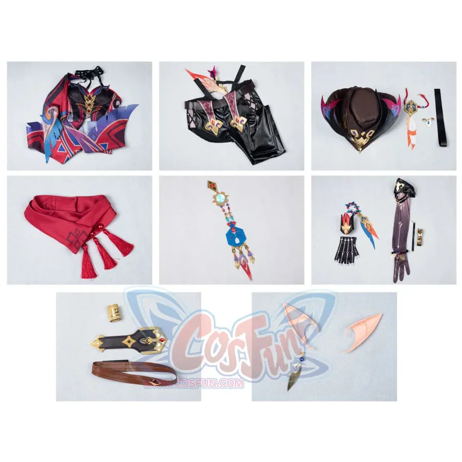 Genshin Impact Chasca Cosplay Costumes C09280  B