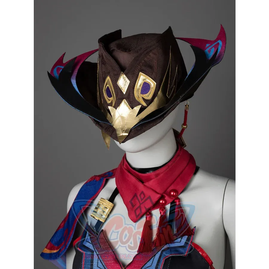 Genshin Impact Chasca Cosplay Costumes C09280  B