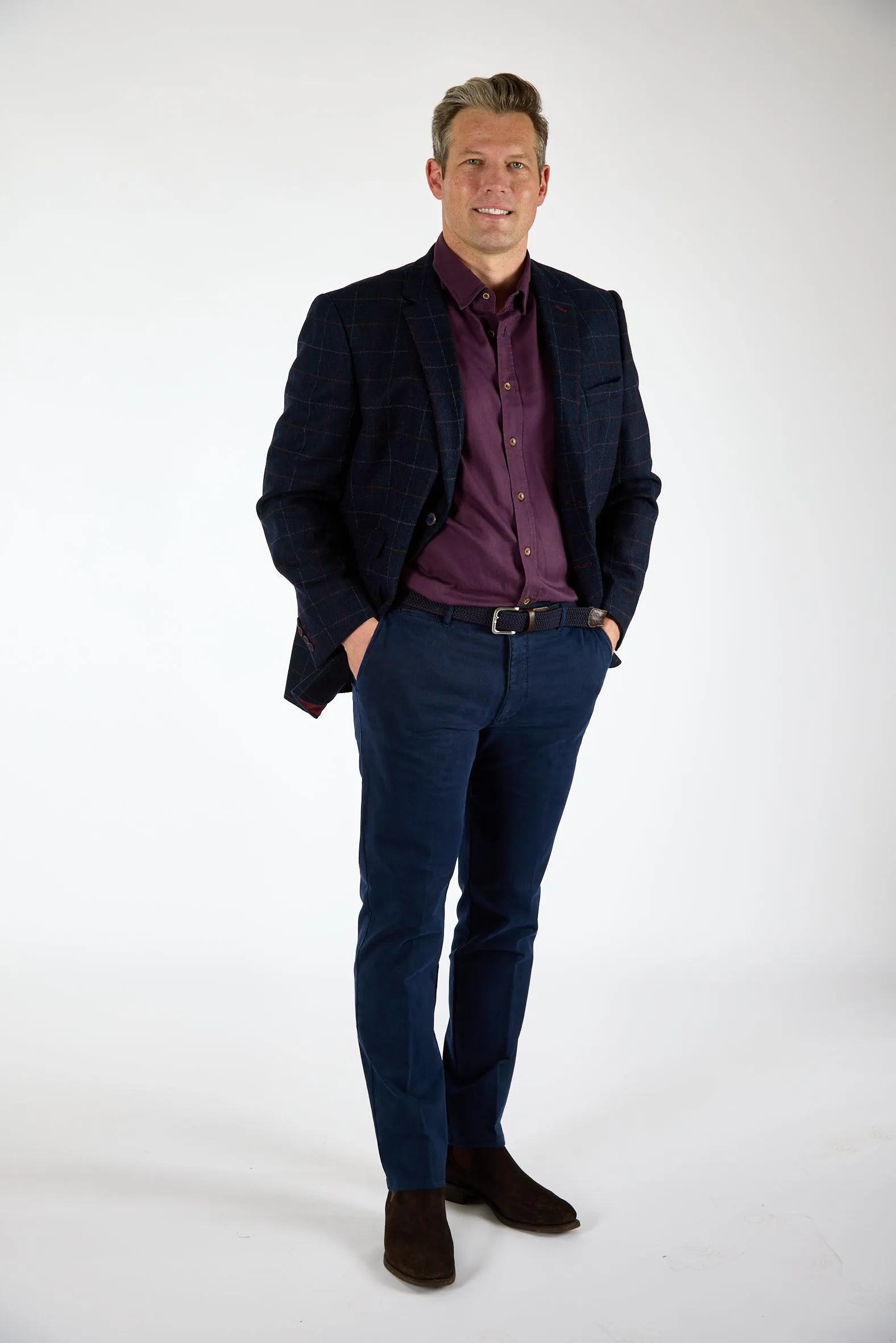 Gun Hill Mens Houghton Jacket - Navy