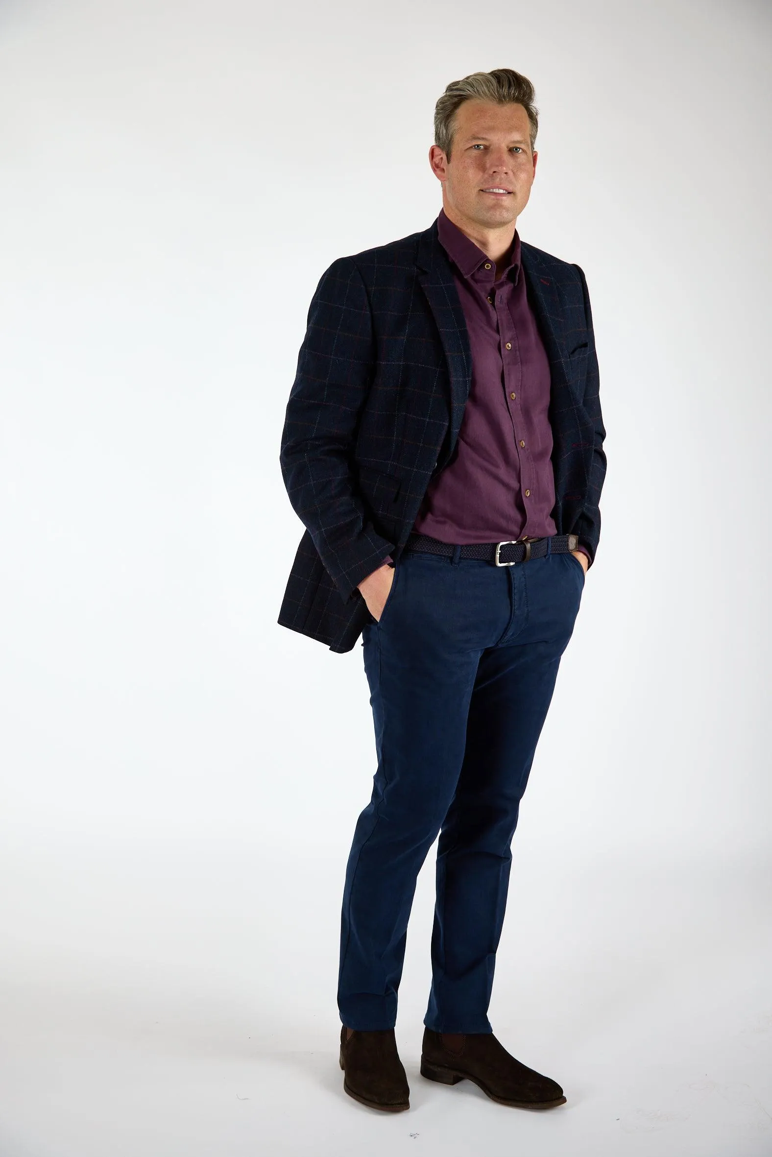 Gun Hill Mens Houghton Jacket - Navy