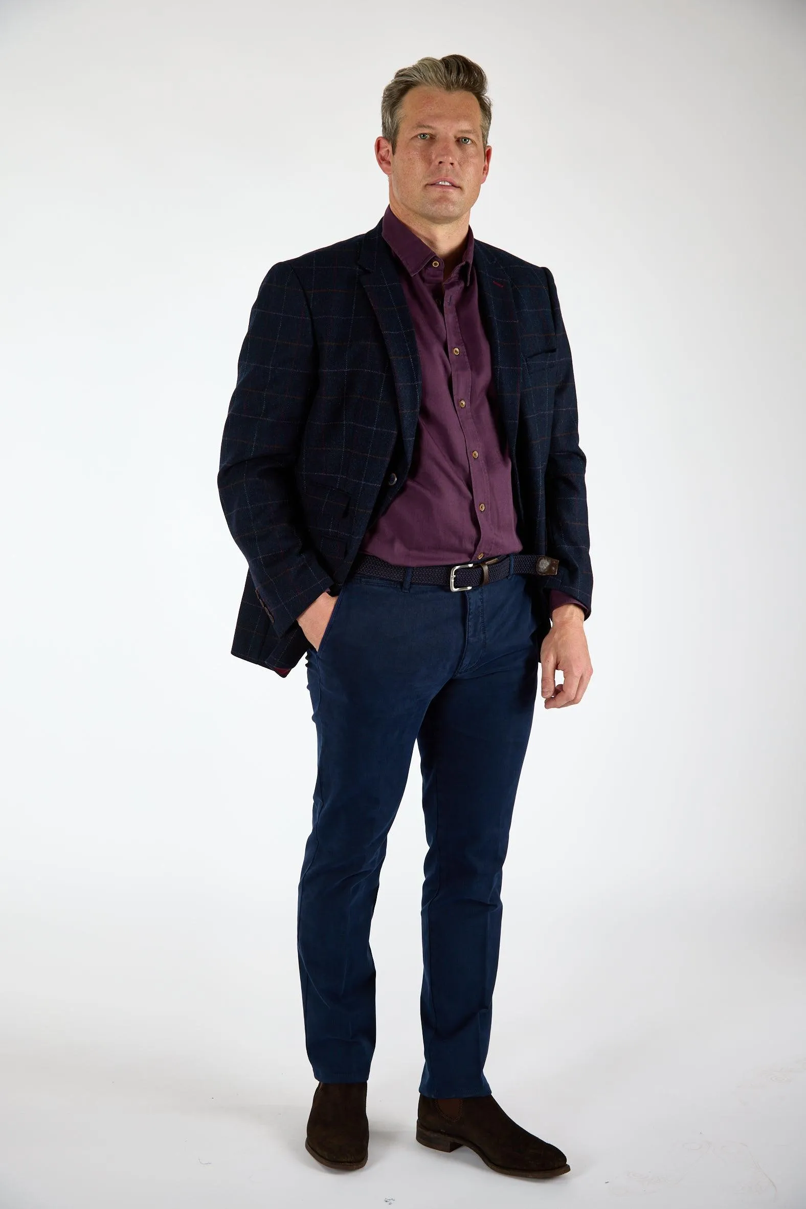 Gun Hill Mens Houghton Jacket - Navy