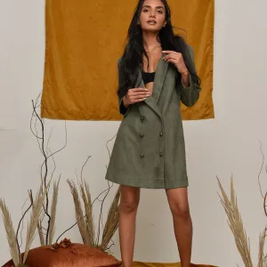 Harowitz Longline Suede Coat