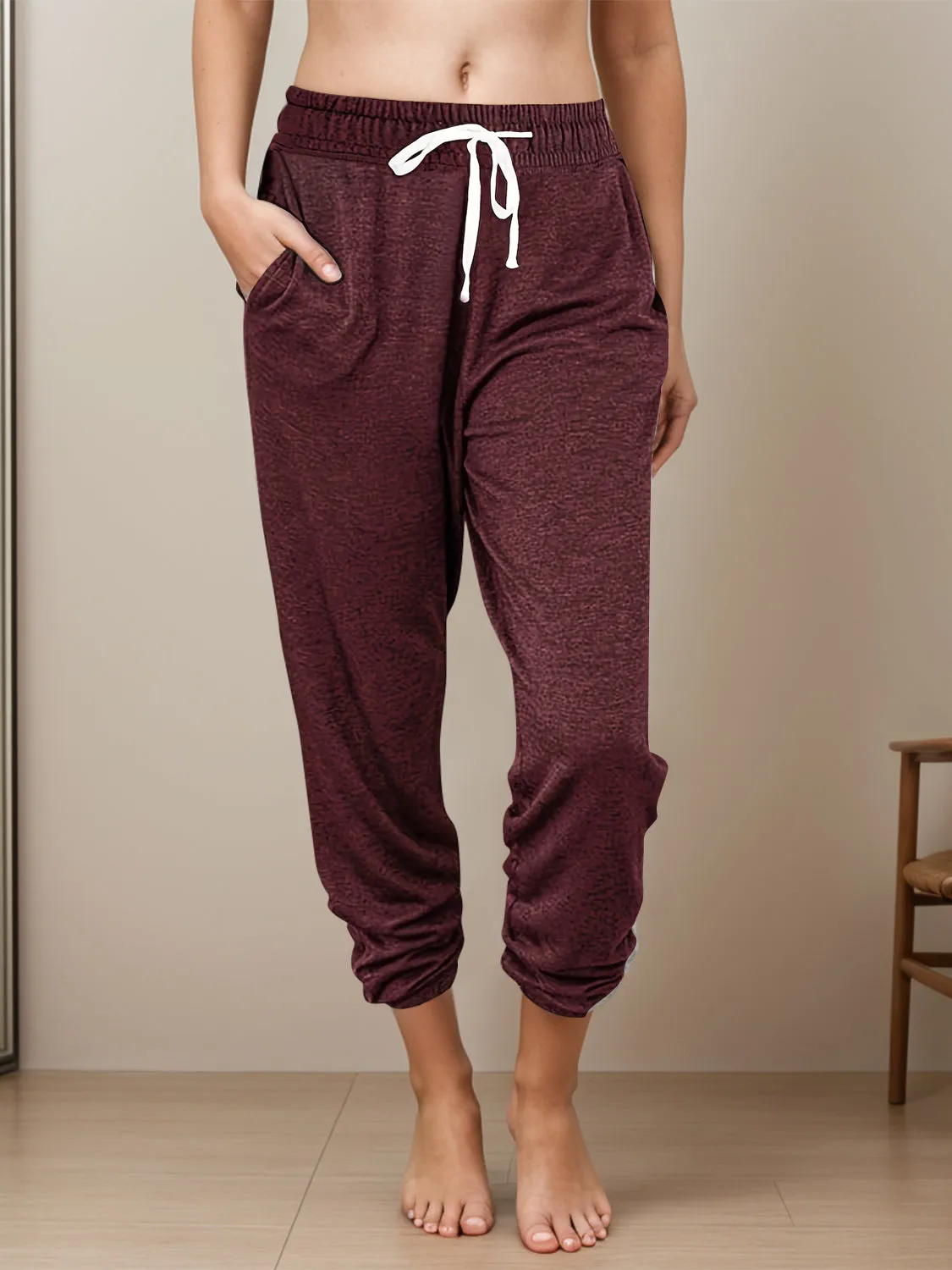 Hazel Blues® |  Drawstring Elastic Waist Joggers with Pockets