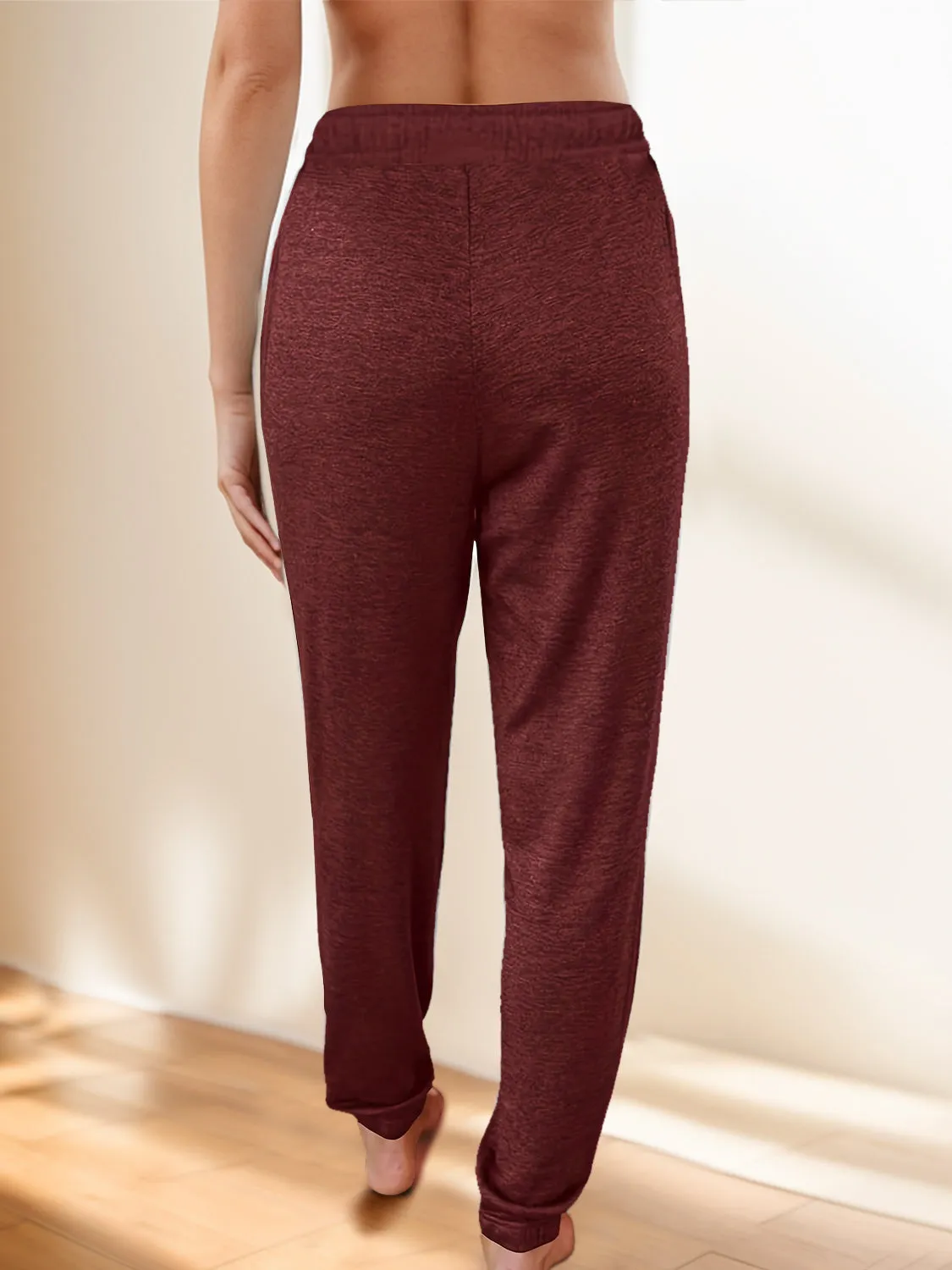 Hazel Blues® |  Drawstring Elastic Waist Joggers with Pockets