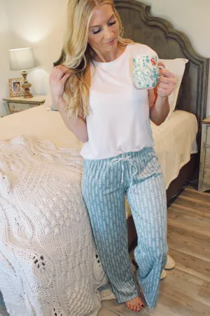 Hello Mello Breakfast In Bed Lounge Pants-Moon Phases