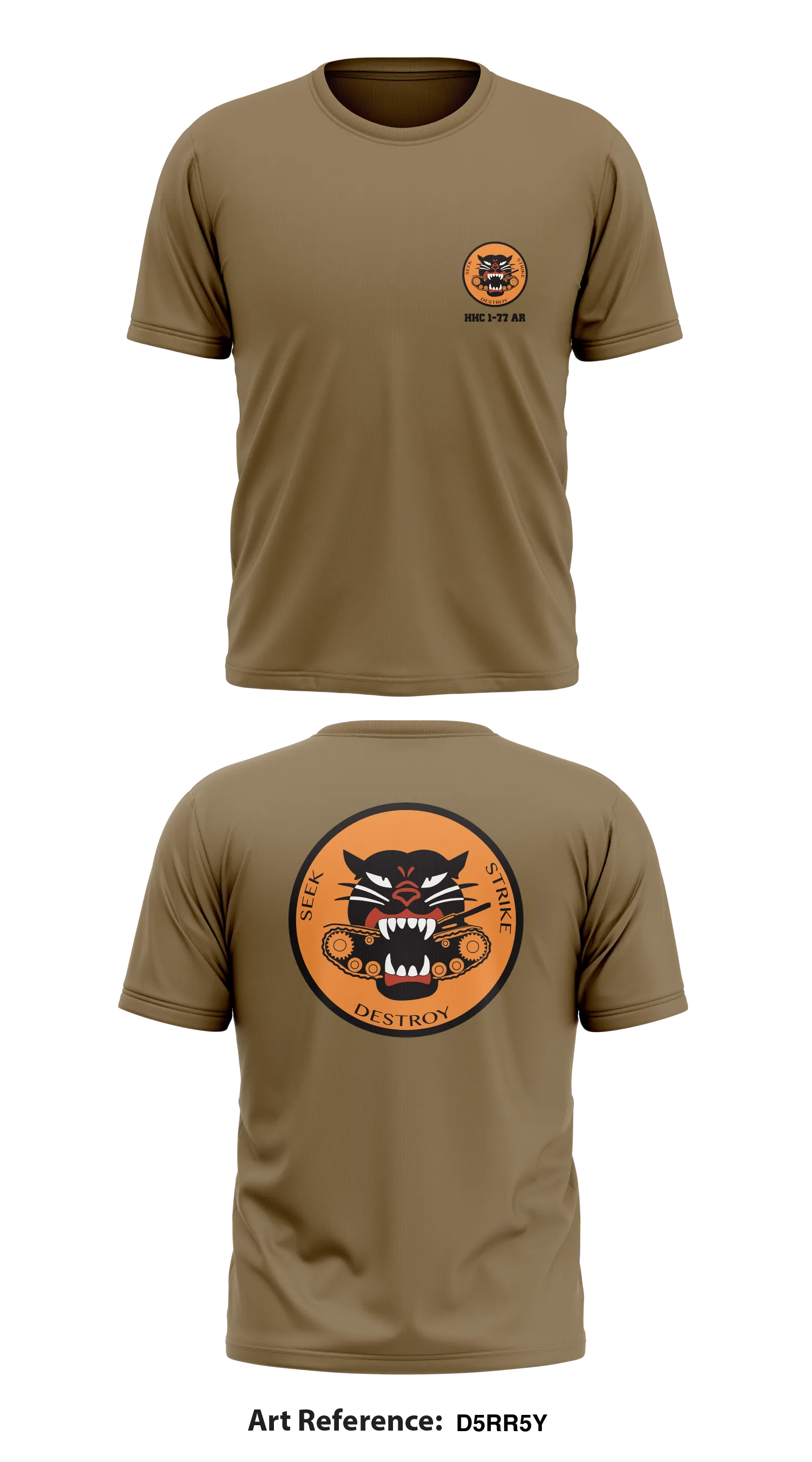 HHC 1-77 AR Store 1 Core Men's SS Performance Tee - D5rr5Y