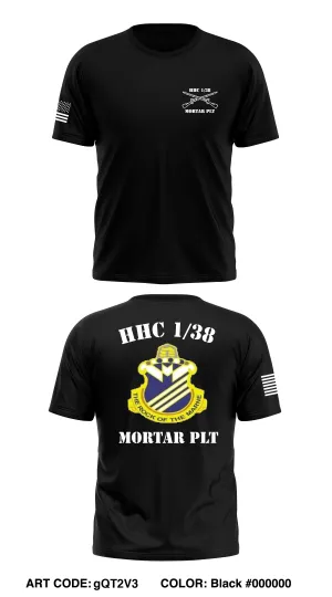 HHC1 1/38TH INF MTR PLT Store 1 Core Men's SS Performance Tee - gQT2V3