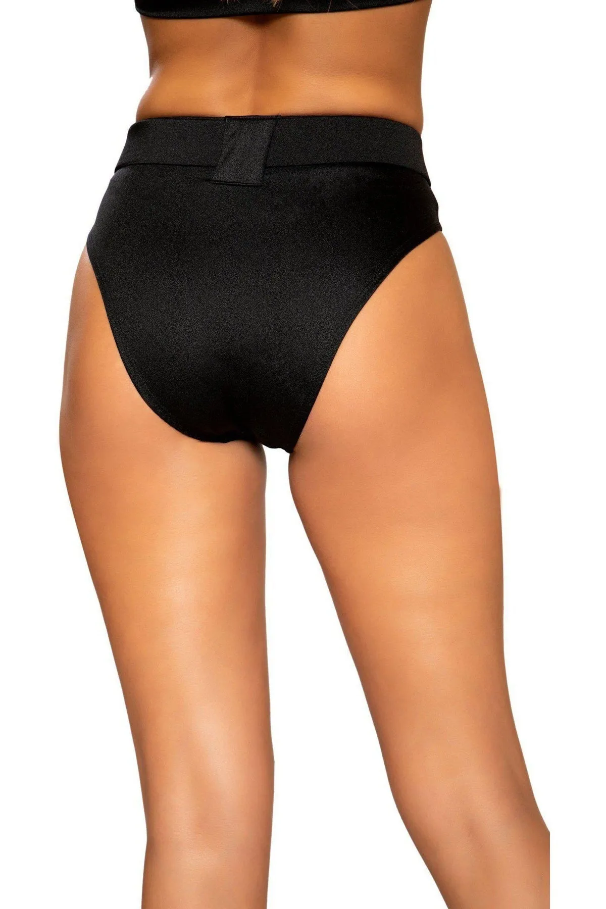 High Rise High-Waisted Shorts with Belt Detail