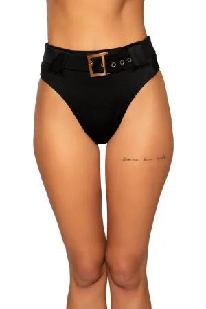 High Rise High-Waisted Shorts with Belt Detail