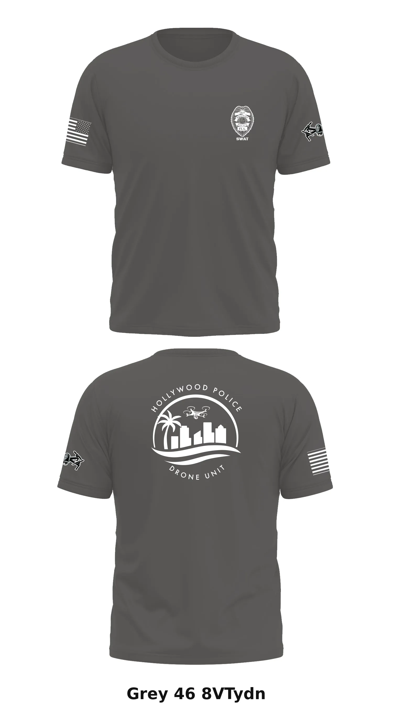 Hollywood police Drone unit  Store 1 Core Men's SS Performance Tee - 8VTydn