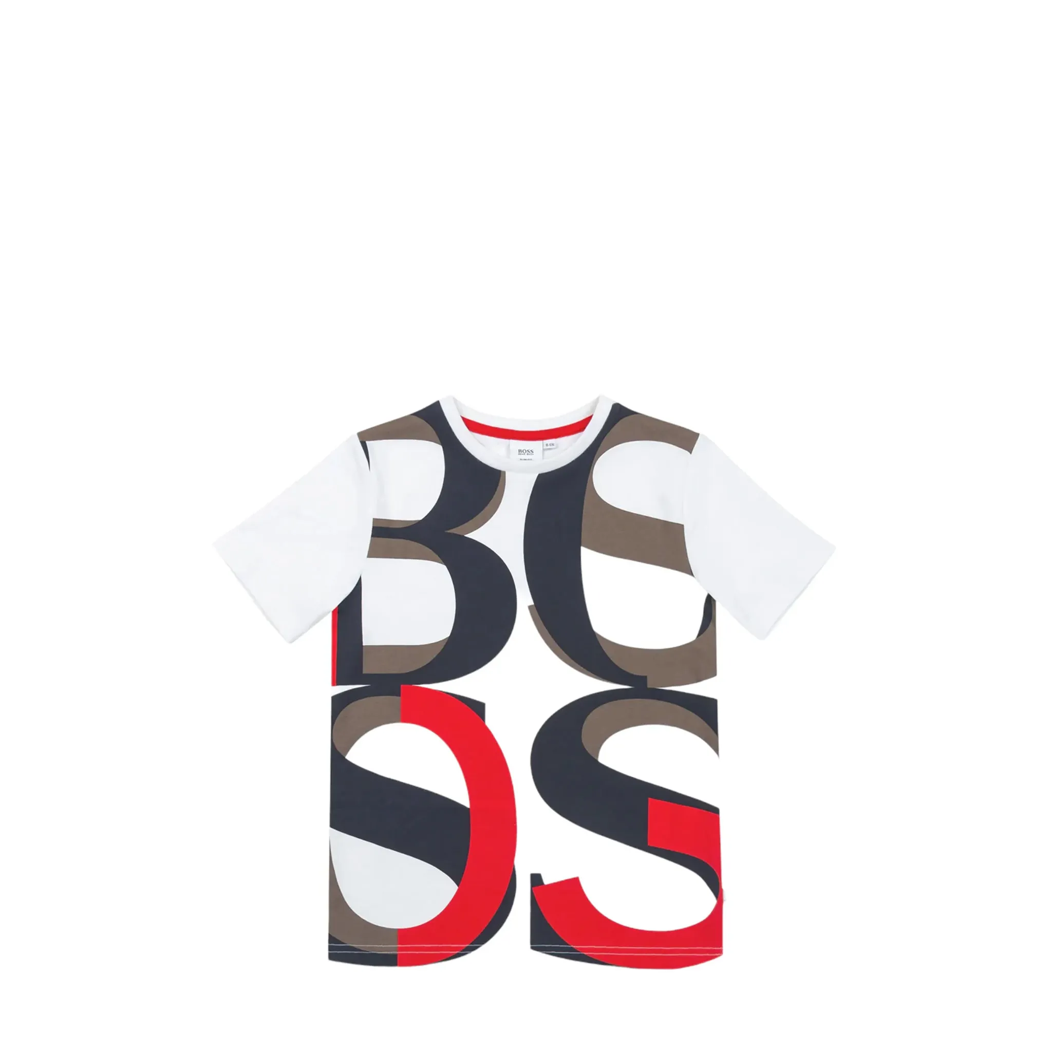 Hugo Boss Kids Large Text Logo T-Shirt