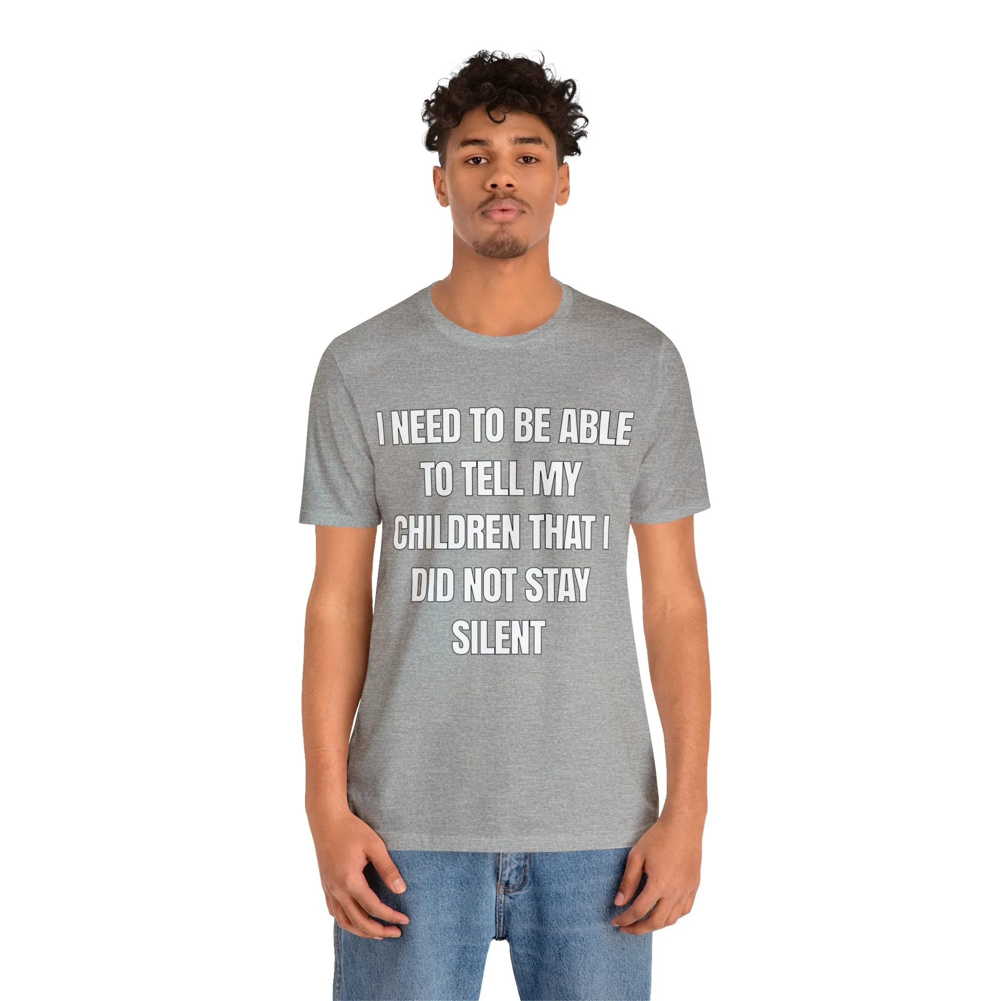 I Did Not Stay Silent...