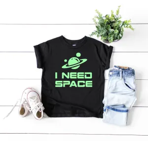 I Need Space Glow Shirt  | Kids Glow In The Dark Shirt