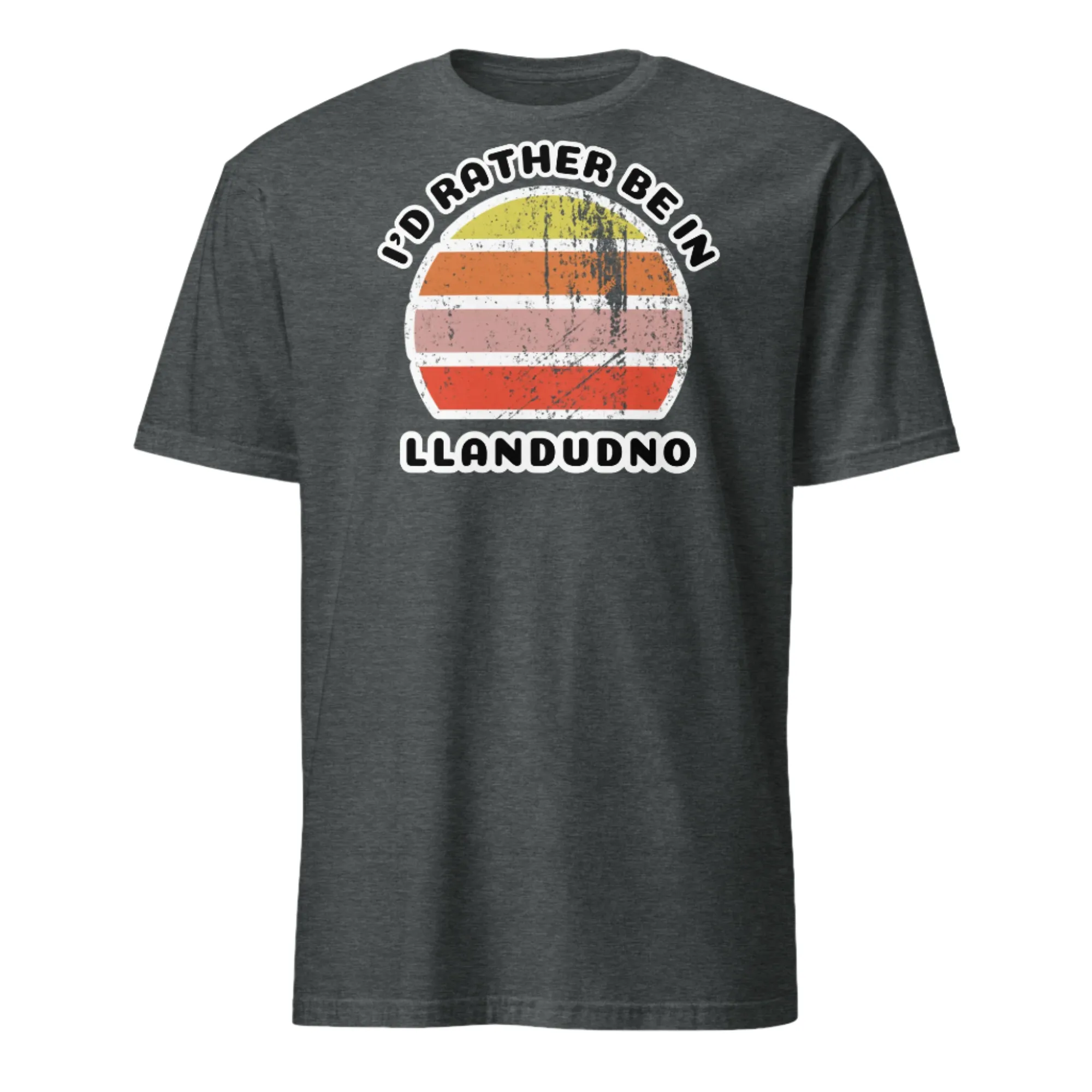 I'd Rather Be In Llandudno T-Shirt | Vintage Sunset