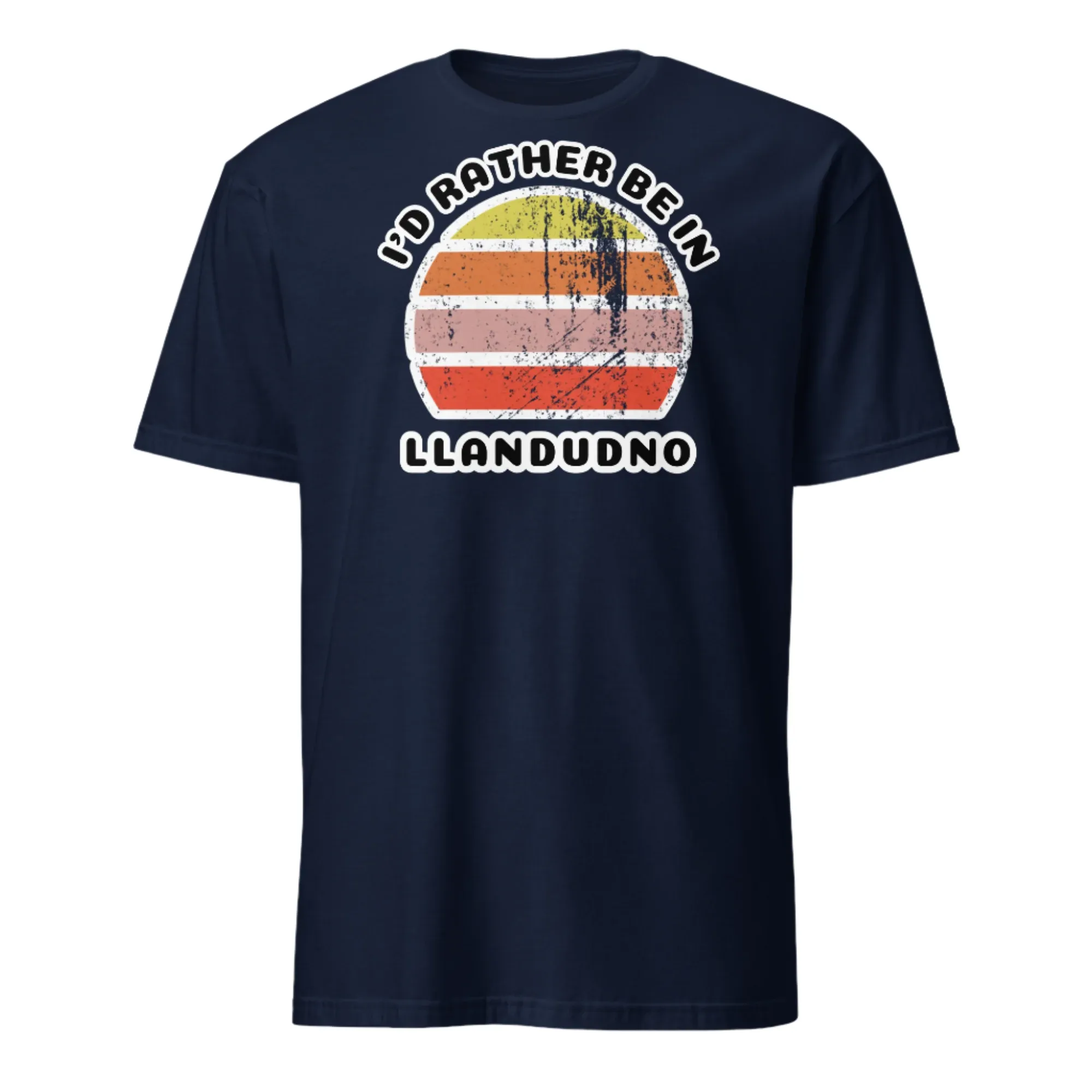 I'd Rather Be In Llandudno T-Shirt | Vintage Sunset