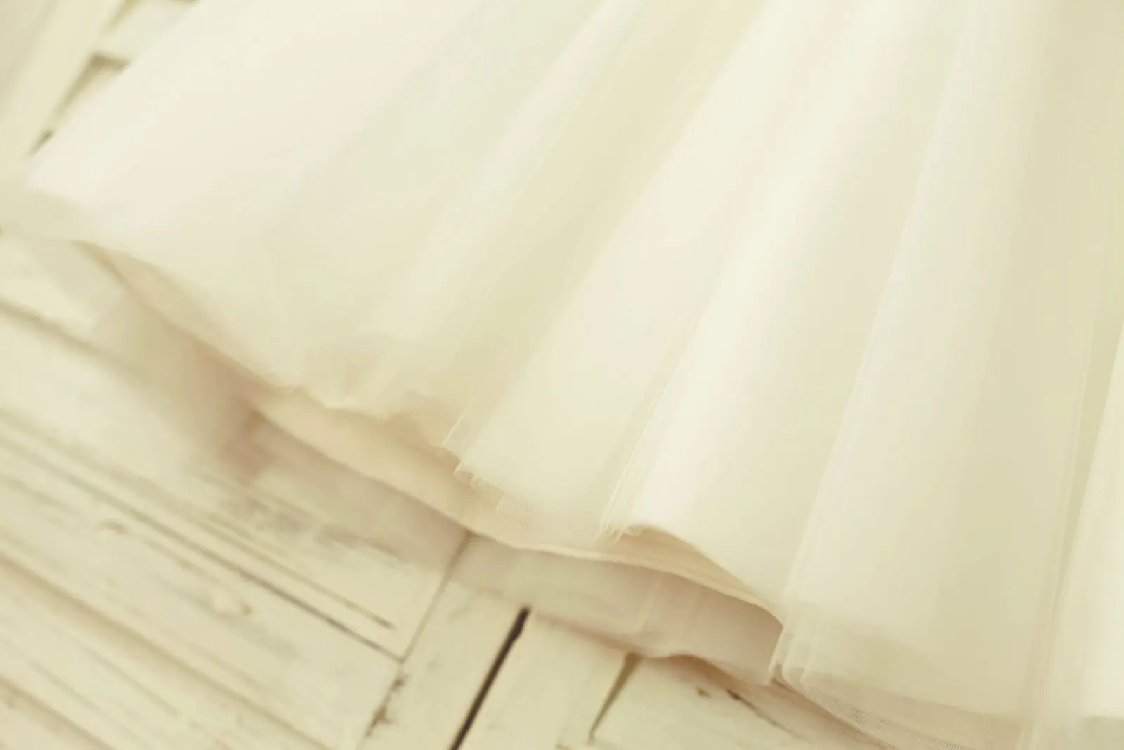 Ivory Satin Tulle Flower Girl Dress, Navy Blue Lace Sash