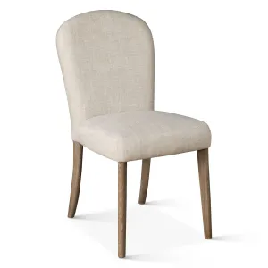 Jessie Dining Chair Beige Linen
