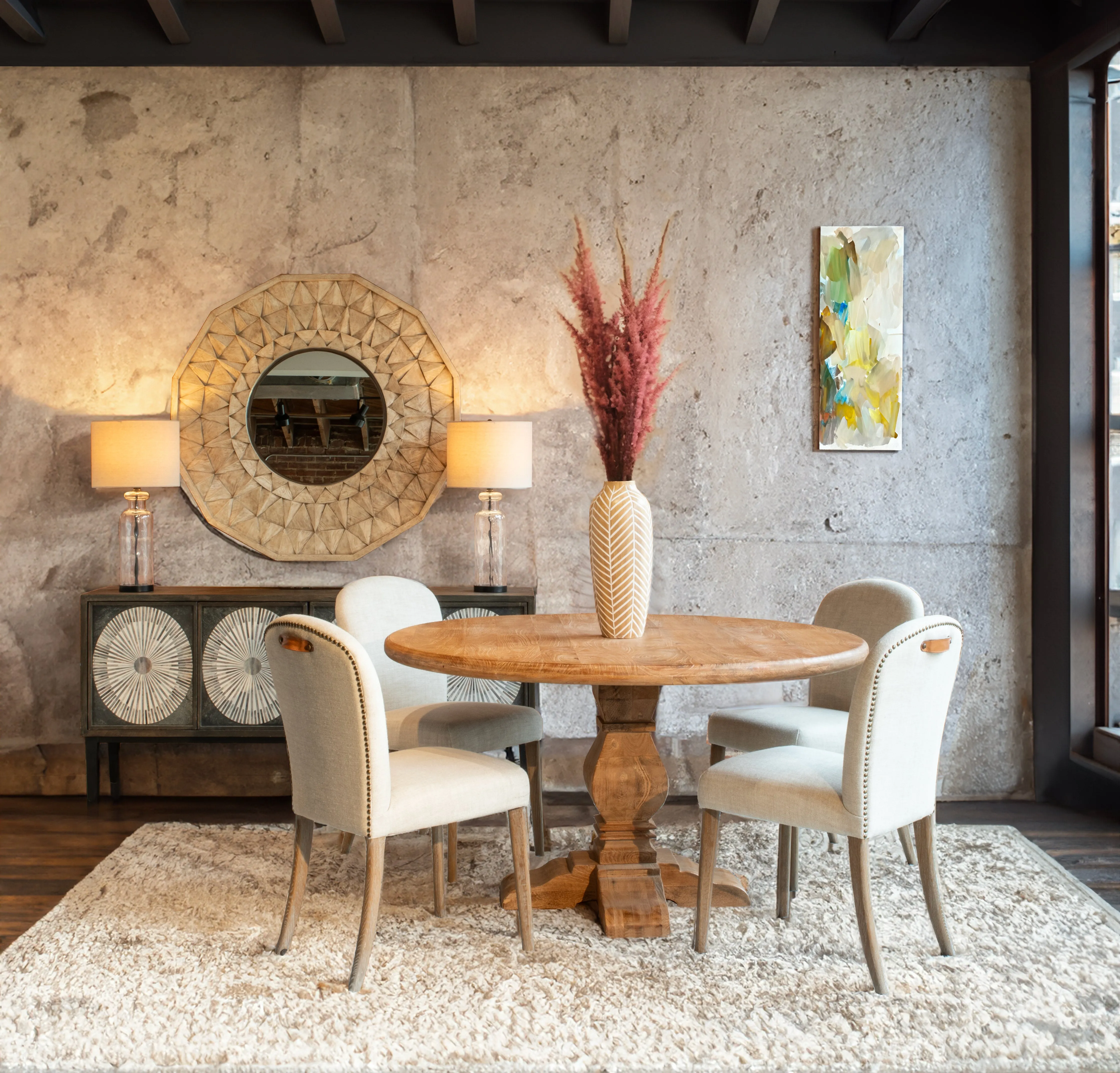 Jessie Dining Chair Beige Linen