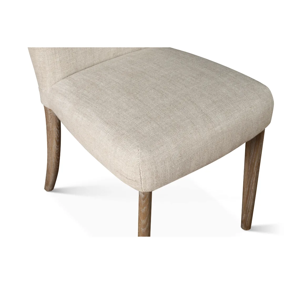 Jessie Dining Chair Beige Linen
