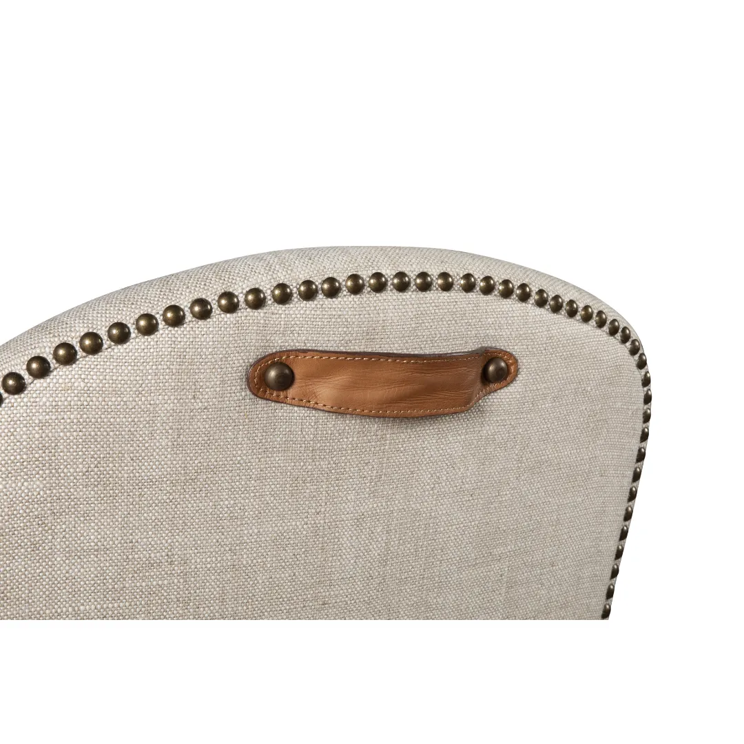 Jessie Dining Chair Beige Linen