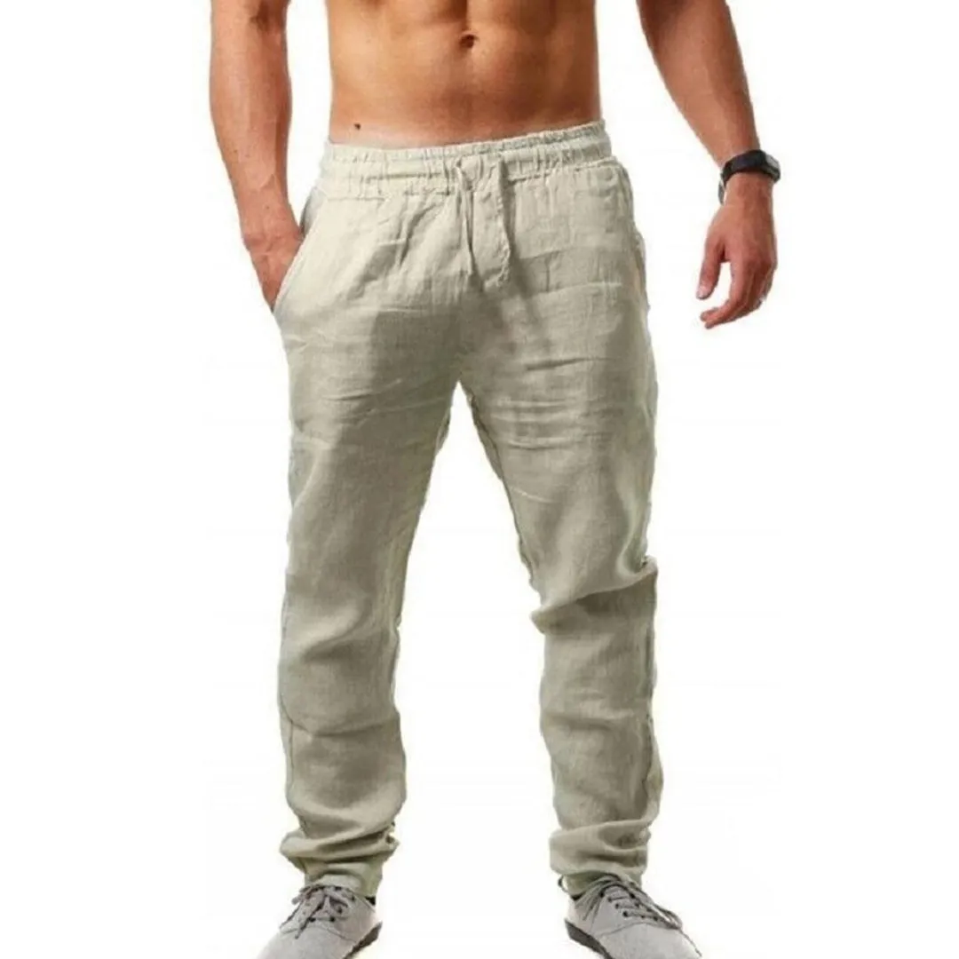 Kacper - Comfort Trousers - Casual - linen - Everyday Wear