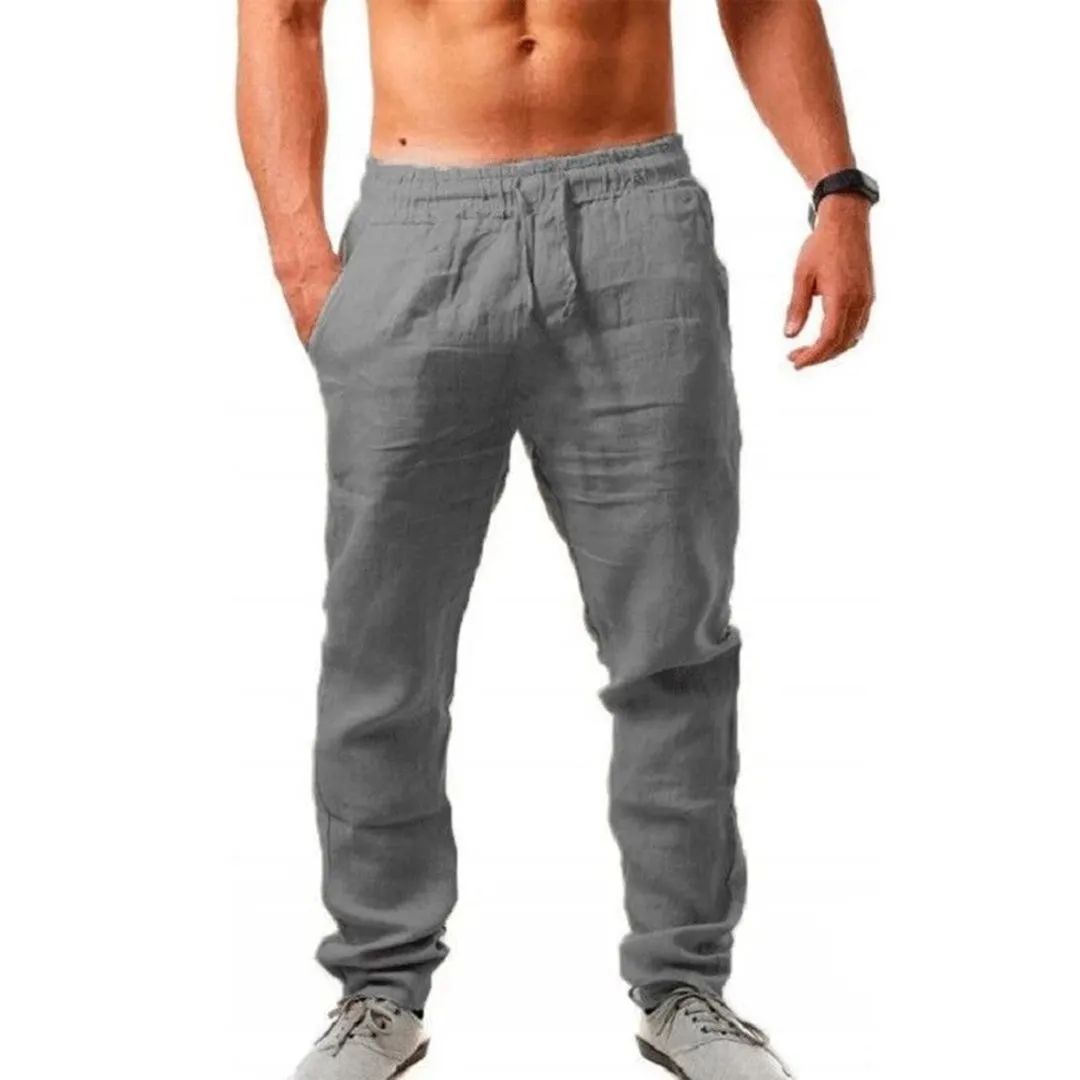 Kacper - Comfort Trousers - Casual - linen - Everyday Wear