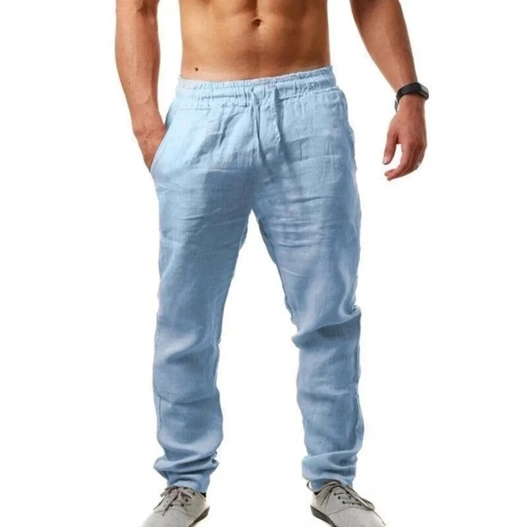 Kacper - Comfort Trousers - Casual - linen - Everyday Wear