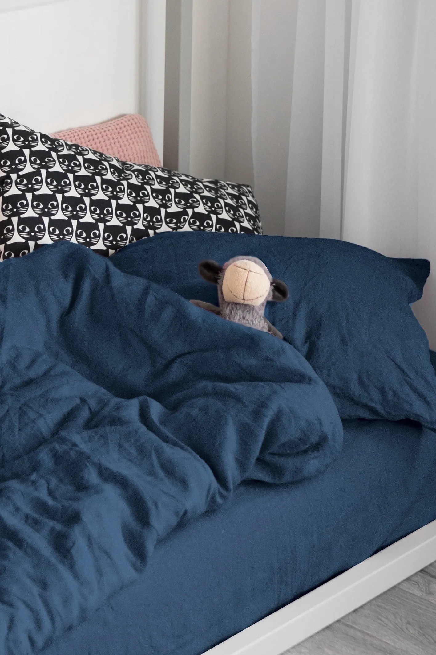 Kids pillowcase - dark blue