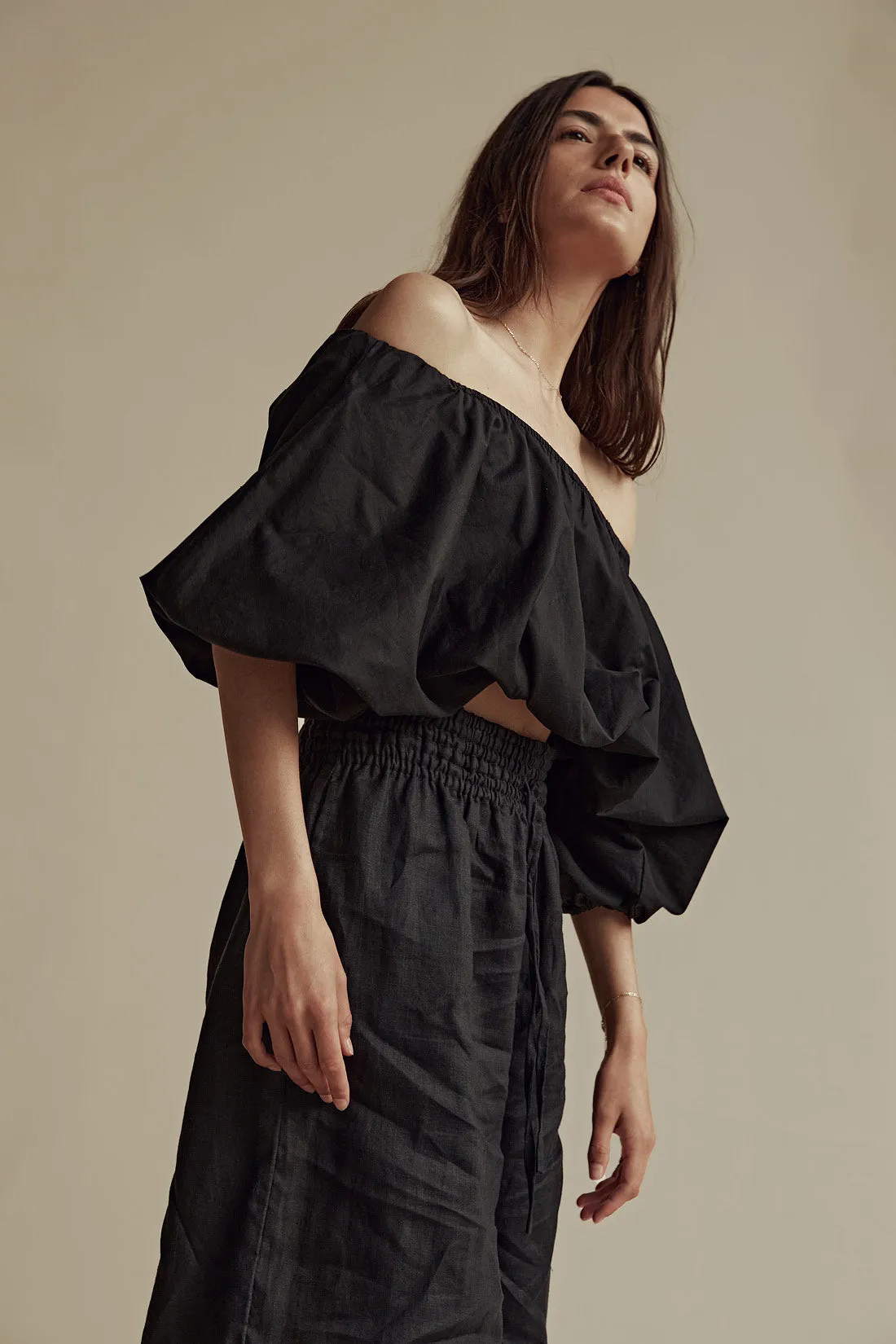 Kluba Crop Top Black