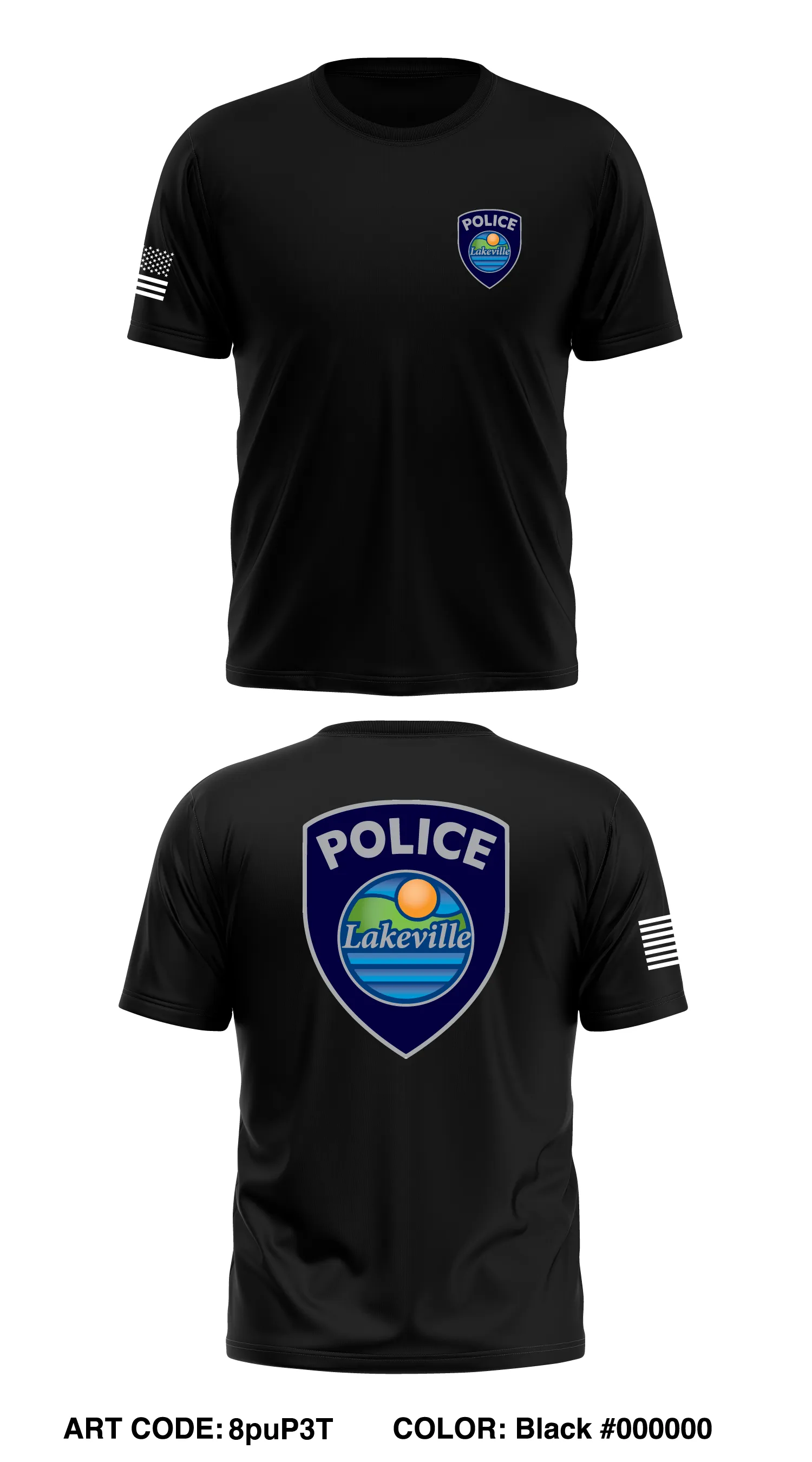 Lakeville Police Dept Store 1 Core Men's SS Performance Tee - 8puP3T