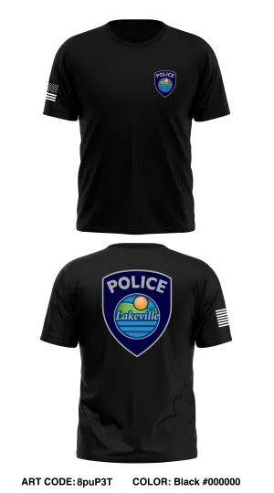 Lakeville Police Dept Store 1 Core Men's SS Performance Tee - 8puP3T