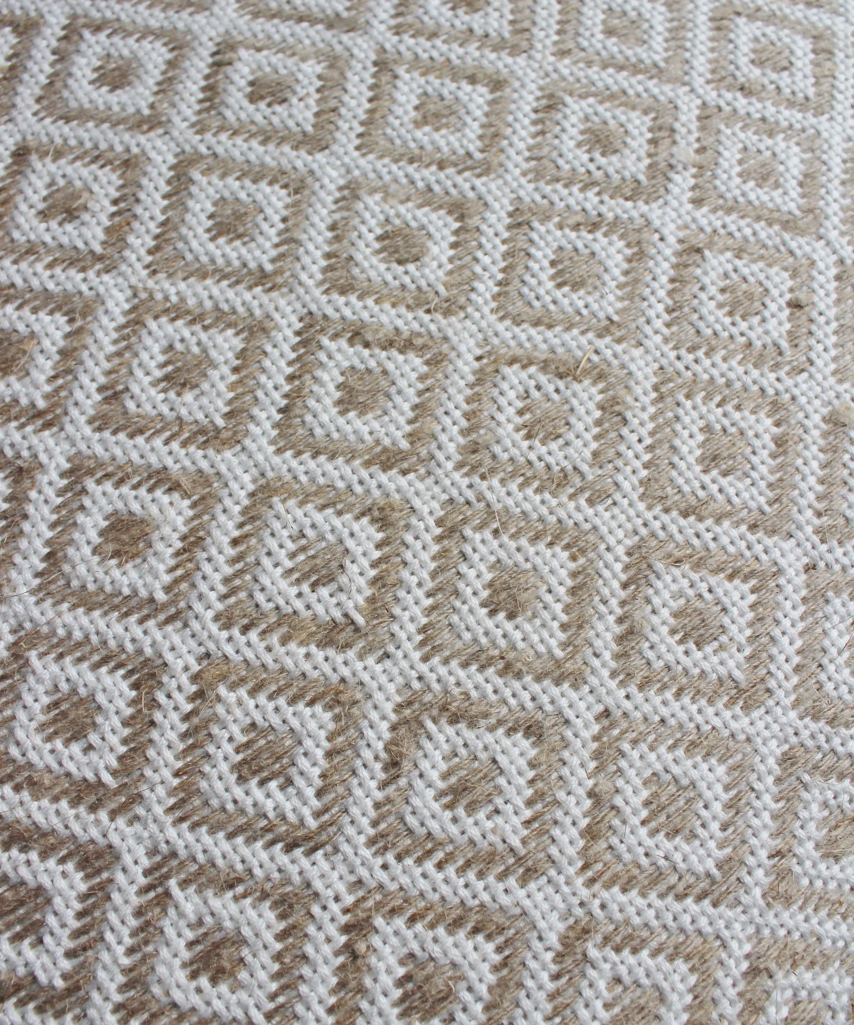 Large Diamond Weave Pillow, Sand