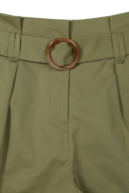 Lilou High Waisted Belted Shorts