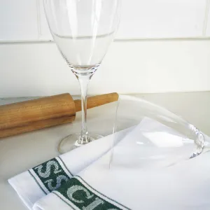Linen Union Glass Cloth Green