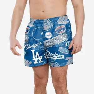 Los Angeles Dodgers Logo Rush Swimming Trunks