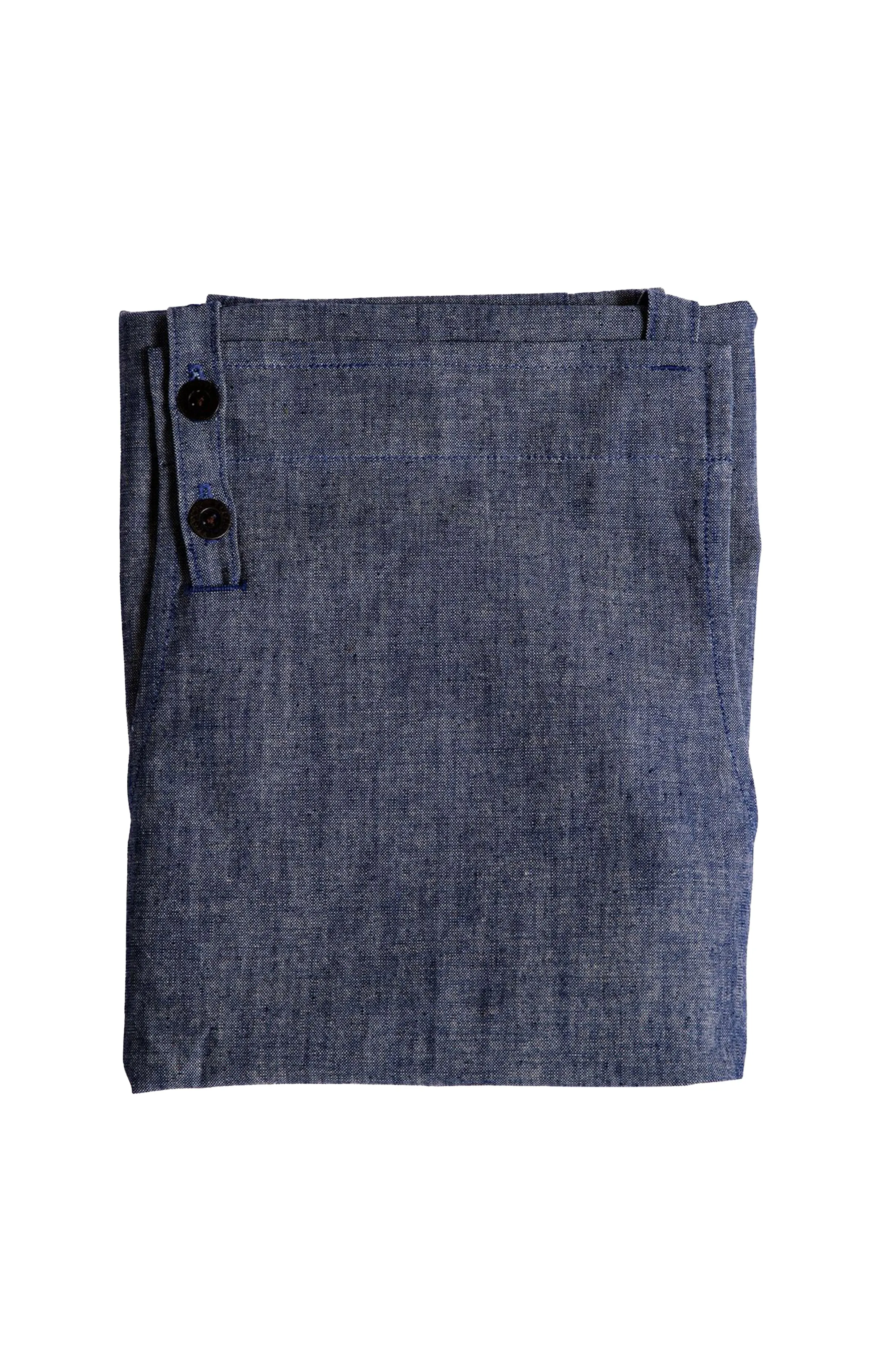 Lyon Bib Apron ⏤ Charcoal Blue