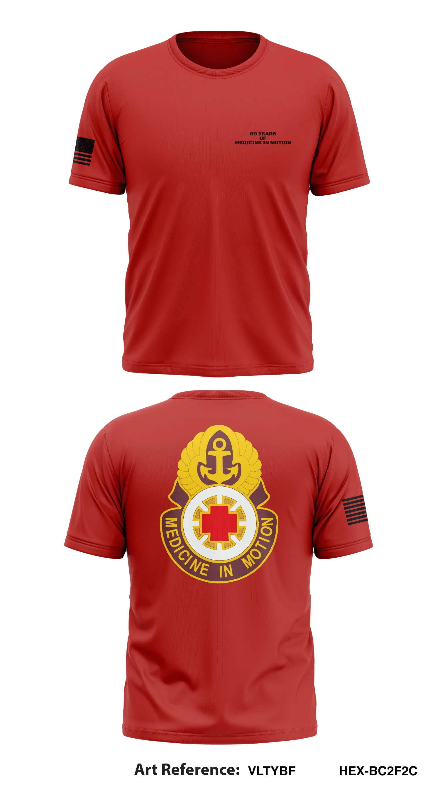 McDonald Army Health Center Store 1 Core Men's SS Performance Tee - VLtYBF