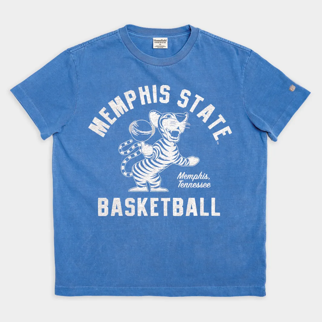 Memphis Basketball 1970s Vintage Heavyweight Tee