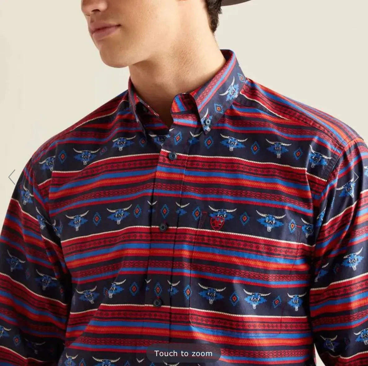 Men’s Ariat True Blue Pike Classic Fit Shirt