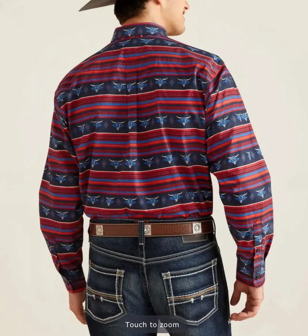 Men’s Ariat True Blue Pike Classic Fit Shirt