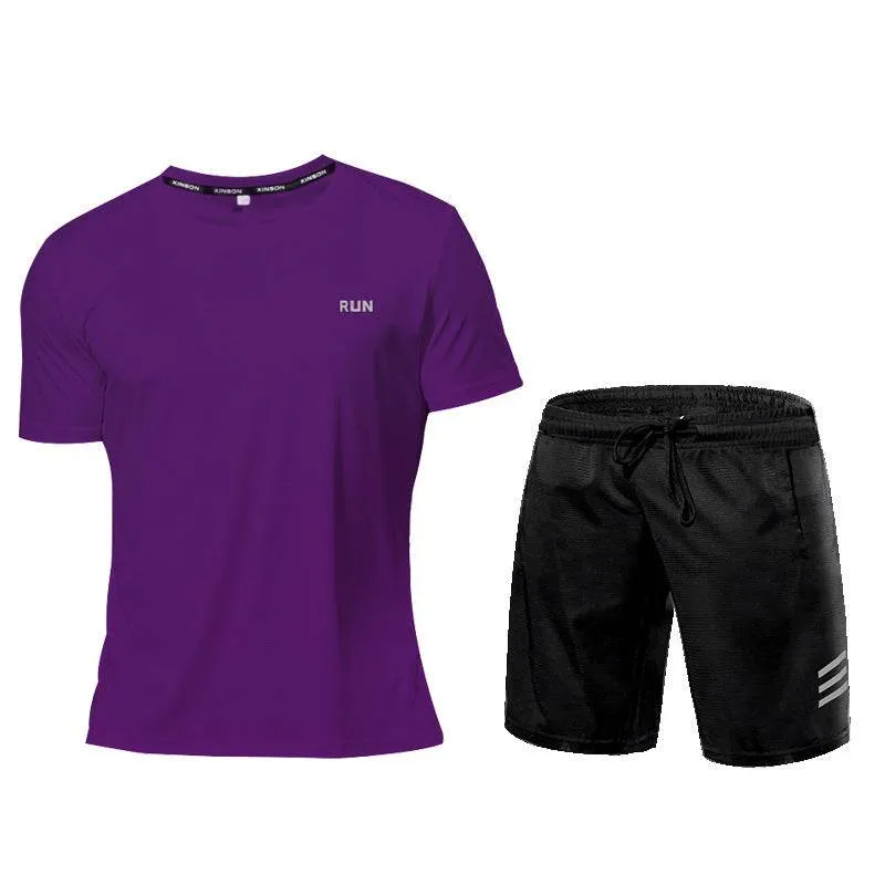 Men's Breathable Athletic Wear Sportswear Running Suit